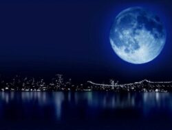 Fakta Menarik Fenomena Blue Moon Akhir Agustus 2023